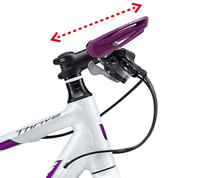 Adjusting the handlebars to avoid overstraining the neck and back
